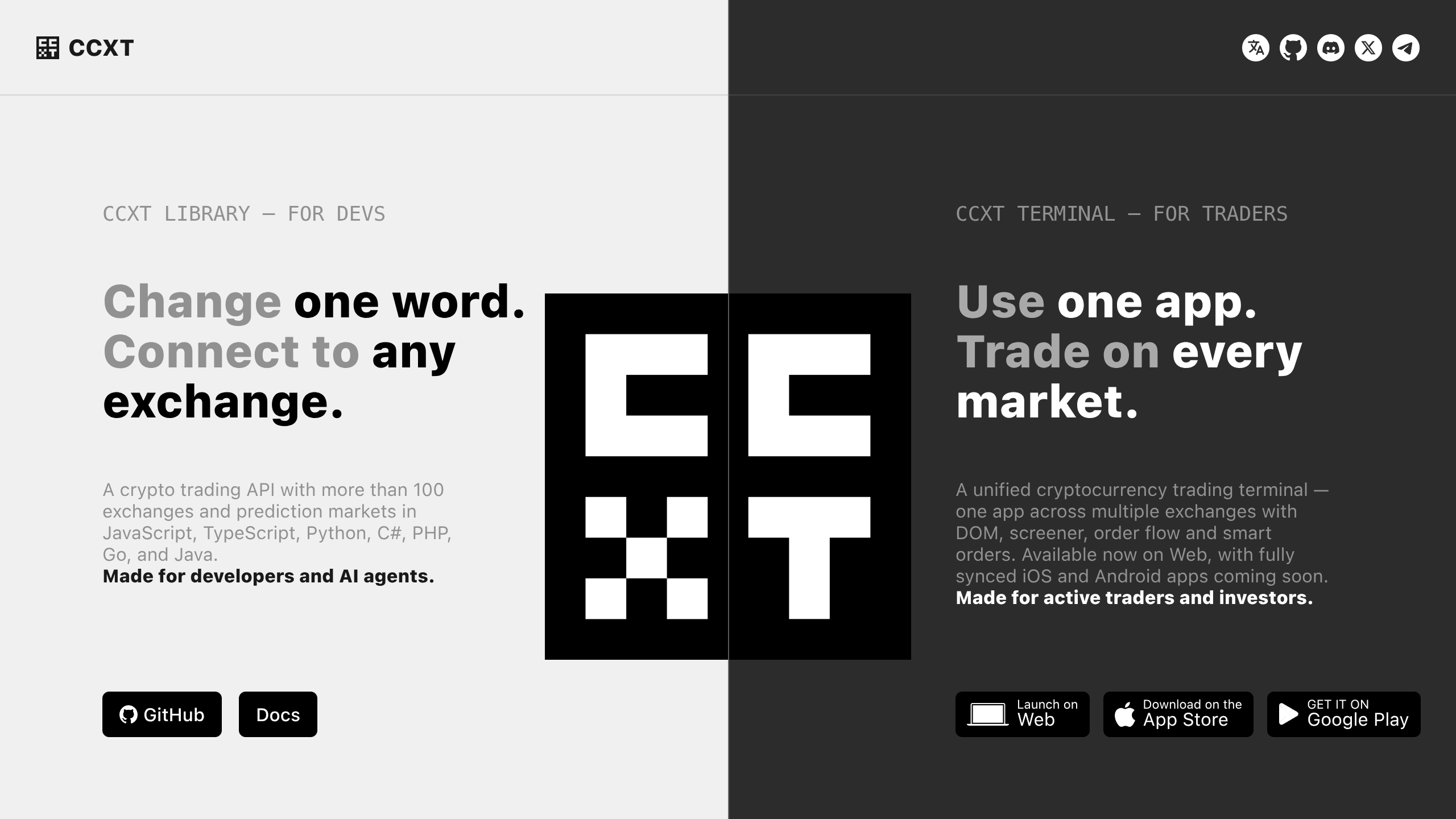 CCXT demo