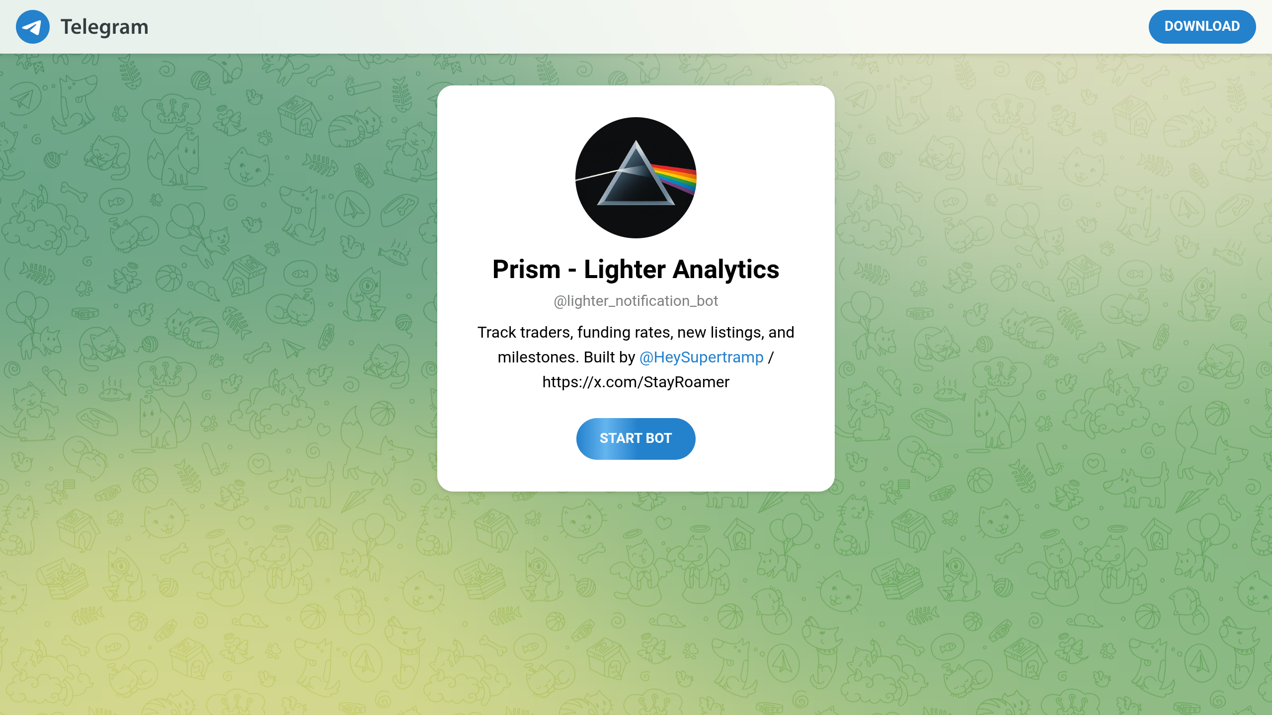 Prism bot demo