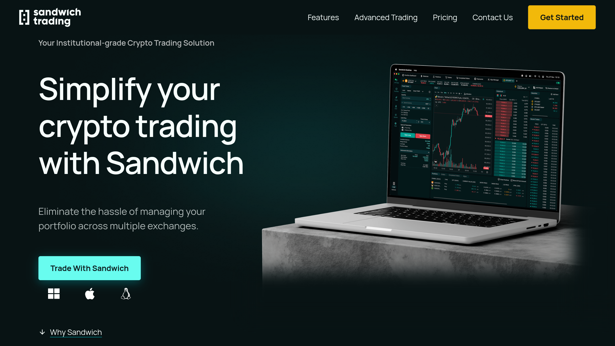 Sandwich Trading demo