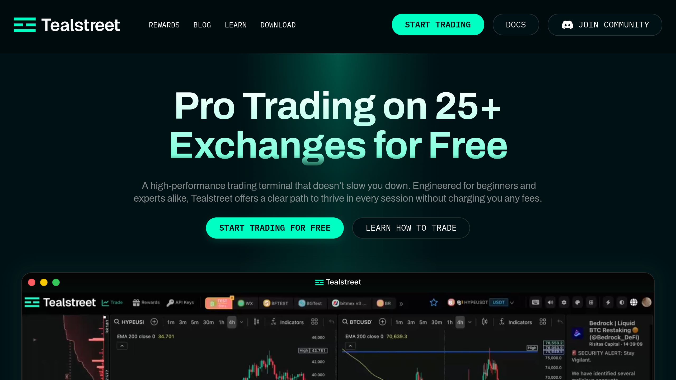 Tealstreet.io demo
