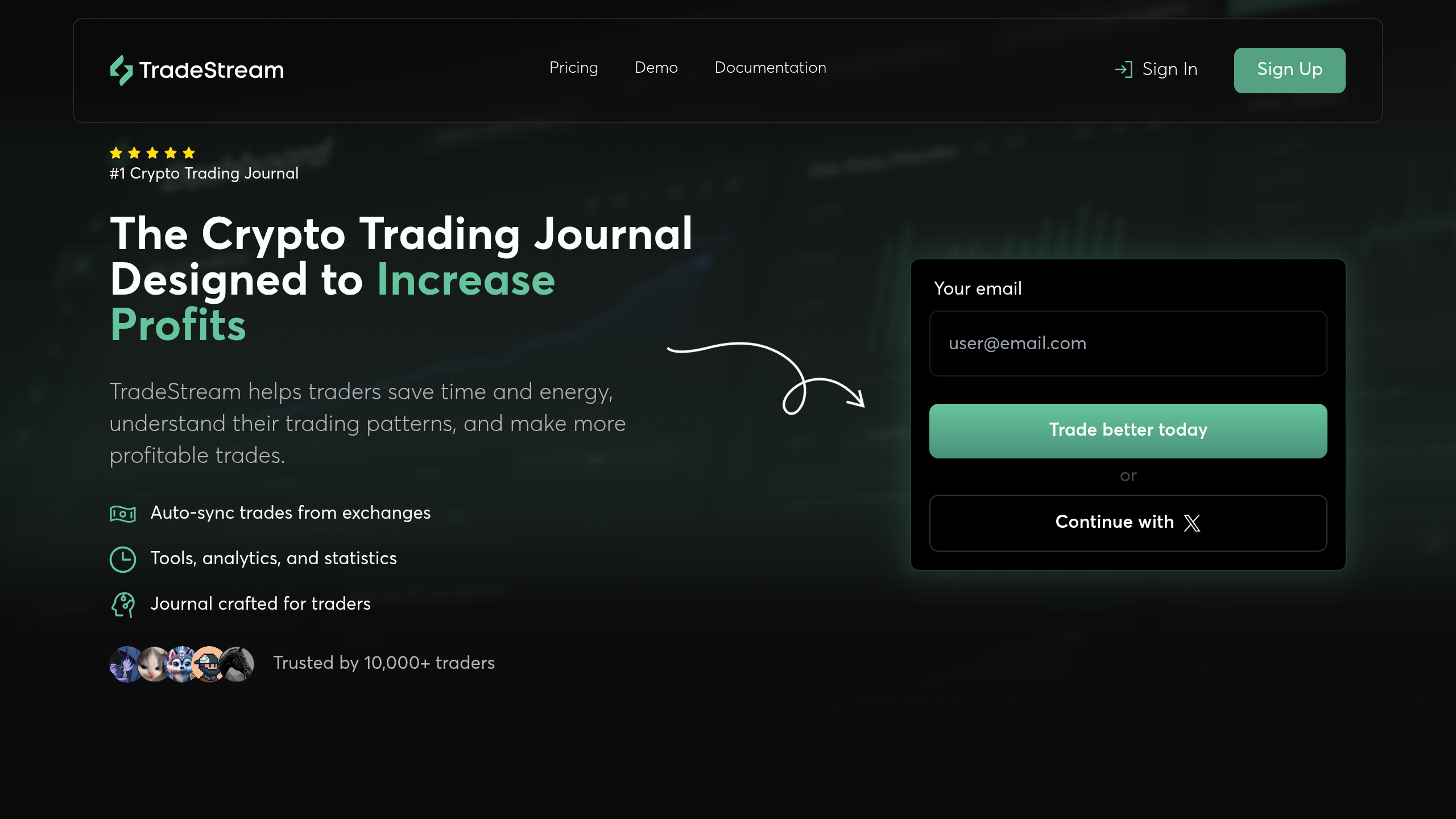 TradeStream demo